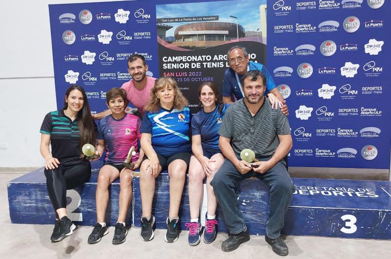 Buena actuacioacuten de jujentildeos en el Argentino Seniors de Tenis de Mesa
