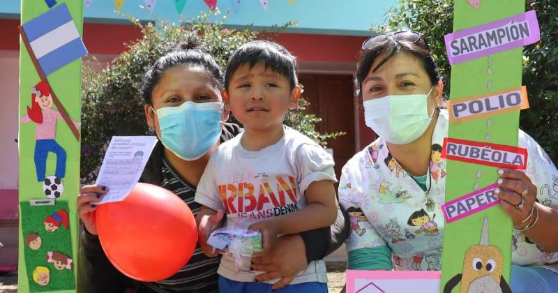 Jujuy alcanzoacute el 775-en-porciento- de cobertura en la campantildea de inoculacioacuten contra sarampioacuten