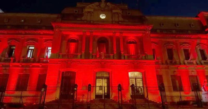Casa de Gobierno se iluminaraacute de rojo