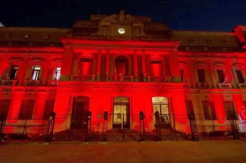 Casa de Gobierno se iluminaraacute de rojo