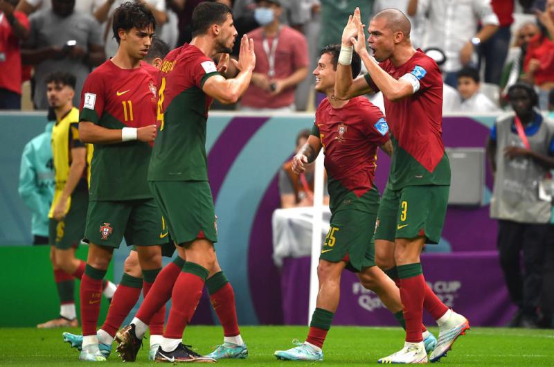 Portugal goleoacute a Suiza con un triplete del reemplazante de Cristiano Ronaldo