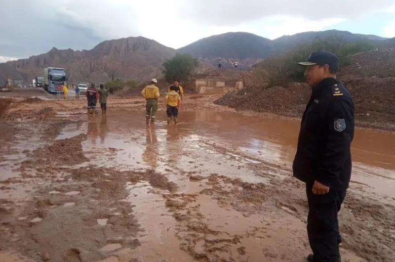 Ruta 9- por la cantidad de sedimentos piden circular con extrema precaucioacuten