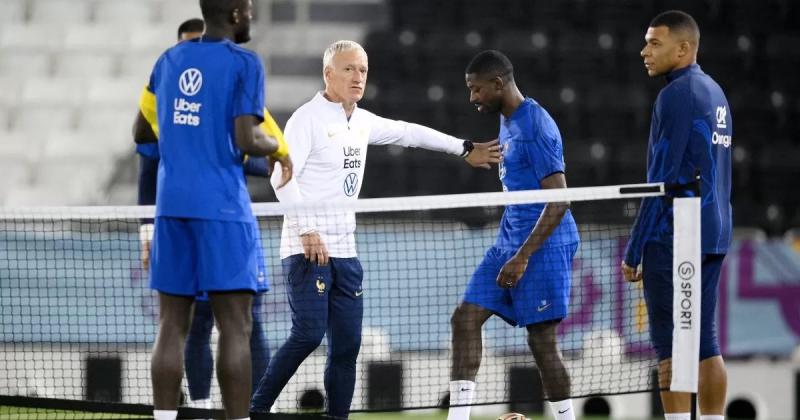 Francia se entrenoacute con cinco ausentes a dos diacuteas de la final ante la Argentina