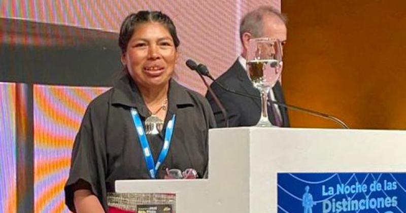 Distinguen a trabajadora de Exar- Mujer minera del antildeo 2022  