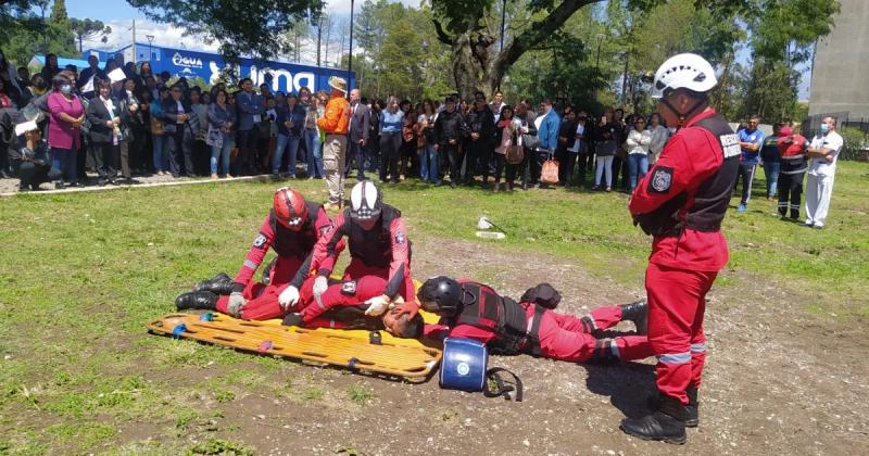 Simulacro de evacuacioacuten en Complejo Ministerial