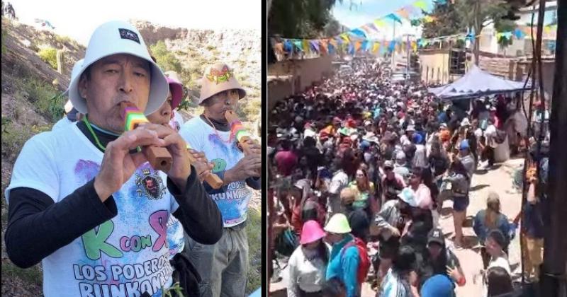 Precarnaval de comparsas con la tradicional chaya de mojones