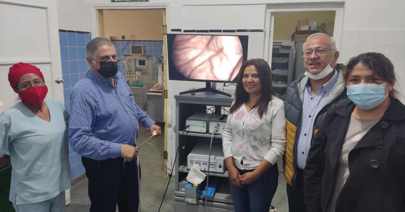 La Quiaca- El Hospital Dr Jorge Uro recibioacute la torre de laparoscopiacutea
