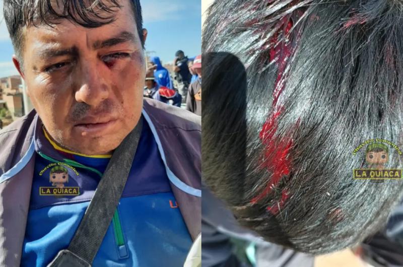 Brutal pelea en la frontera entre carreros de La Quiaca y Villazoacuten