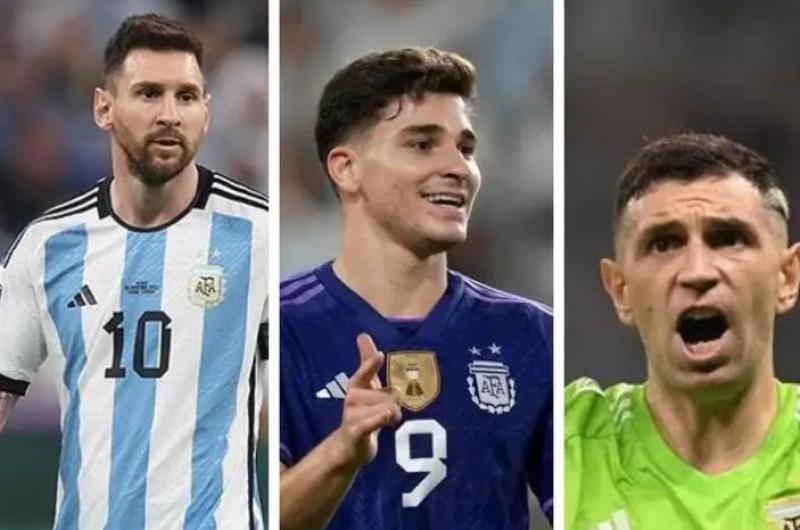 Messi Juliaacuten Aacutelvarez Scaloni y Dibu Martiacutenez nominados al premio The Best 