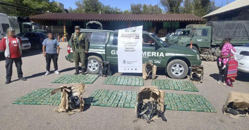 La Quiaca- detenida con 120 kilos de hojas de coca