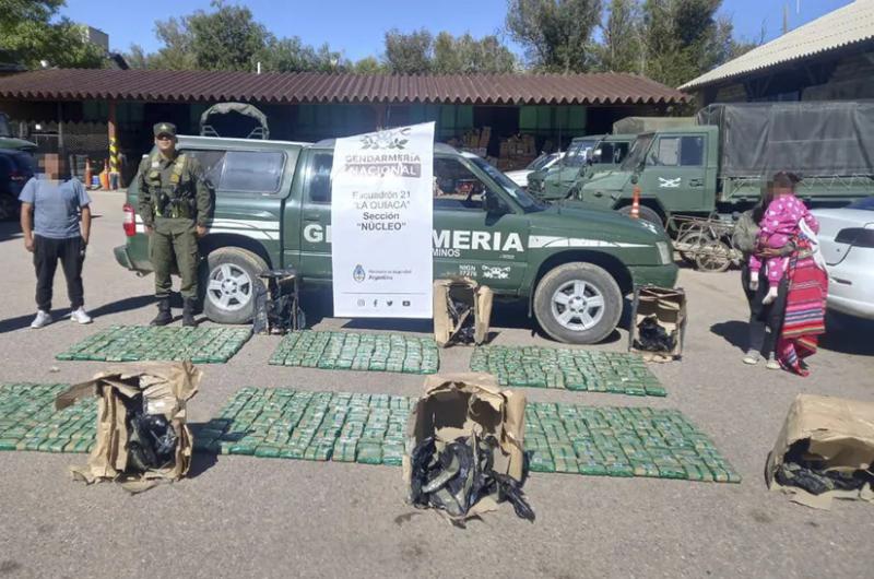 La Quiaca- detenida con 120 kilos de hojas de coca
