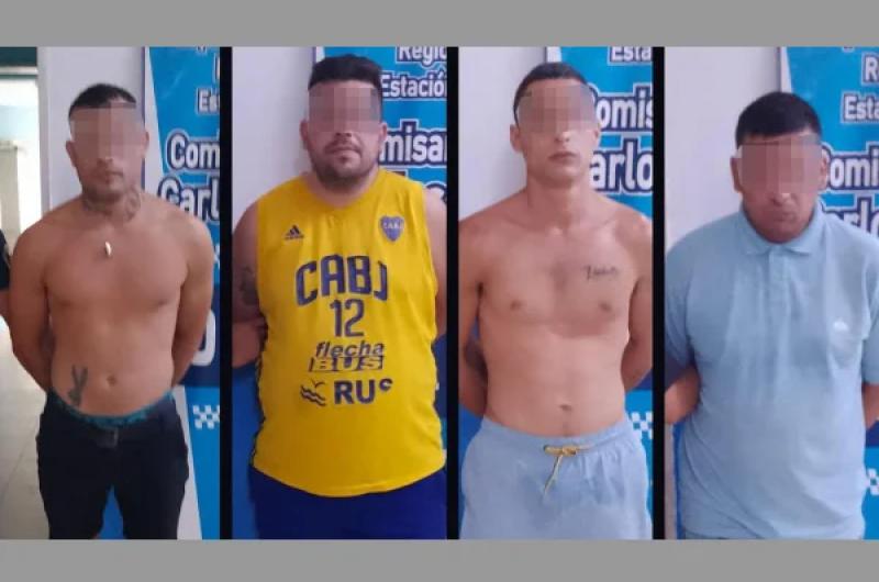 Detuvieron en Ezeiza a cuatro hombres con drogas y un arma