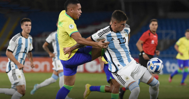 Argentina perdioacute con Brasil y compromete sus chances en el Sudamericano Sub 20