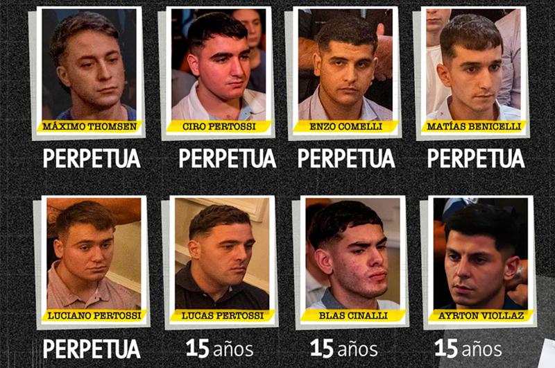 Fernando Baacuteez Sosa- condenaron a cinco de los rugbiers a perpetua y a los otros tres a 15 antildeos de prisioacuten