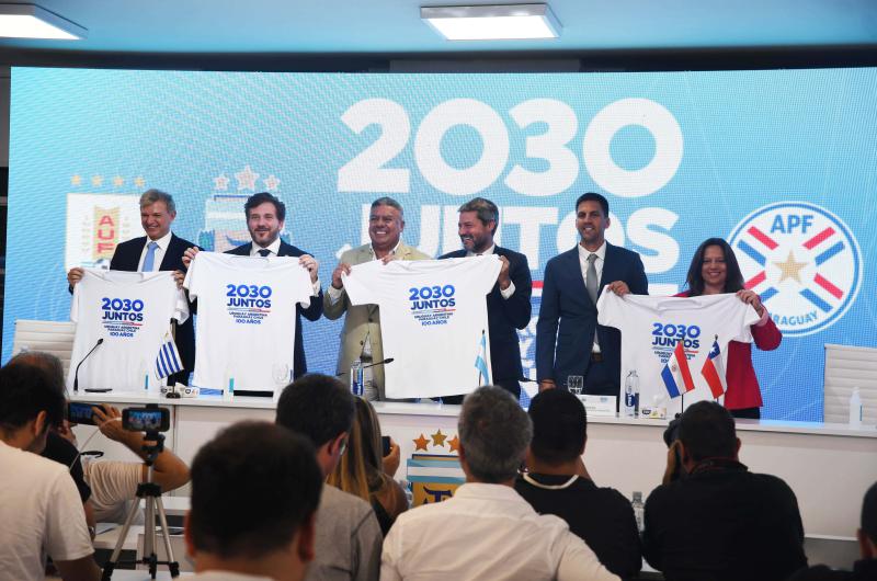 Argentina Uruguay Paraguay y Chile juntos por el suentildeo de ser sede del Mundial 2030