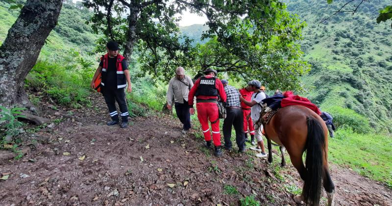 Rescatan octogenario en zona de Yala que estaba desaparecido