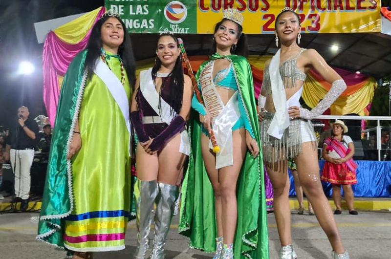 Luz Encinas reina del Carnaval de Libertador y Micaela Dana del Pin Pin