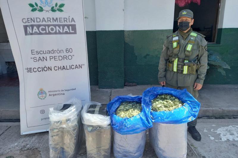 Incautan 53950 atados de cigarrillos 220 kilos de hojas de coca y 92 cubiertas 