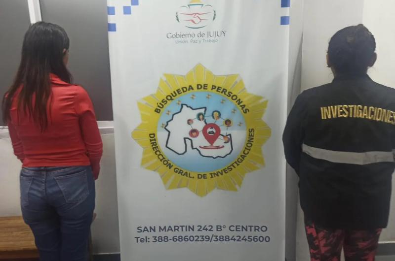 Una mujer buscada en Buenos Aires fue localizada en Jujuy