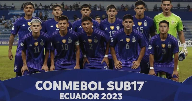 El Sub 17 de Argentina aprovecha una raacutefaga y arranca en forma ideal el hexagonal final