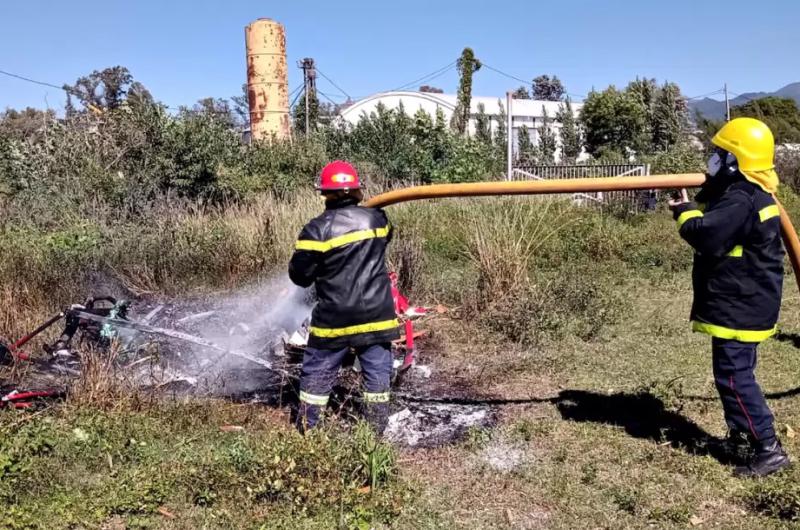 Muere calcinado piloto de avioneta experimental en Metan Salta