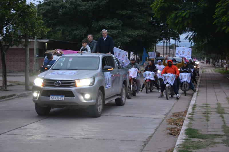 Multitudinario apoyo a Carlos Haquim y Juan Baigorria en Libertador