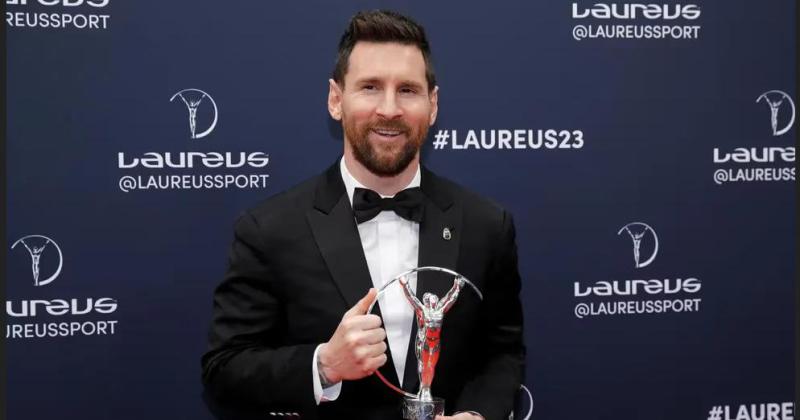 Messi ganoacute su segundo premio Laureus como Mejor Deportista del Antildeo
