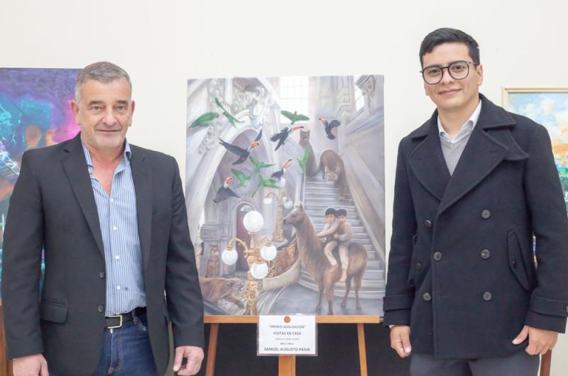 Entregaron premios a los ganadores del Saloacuten de Pintura Rodrigo Pereyra