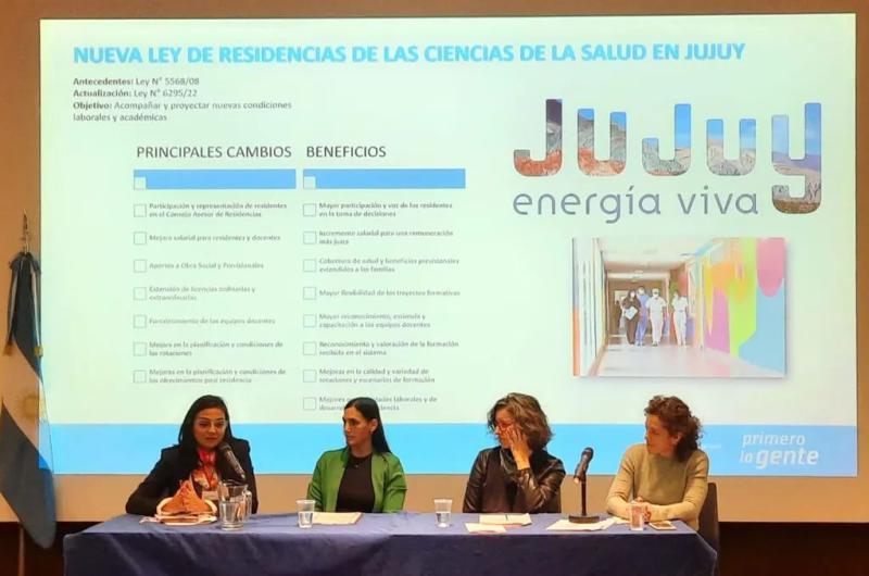 Presentaron la Ley jujentildea de Residencias en Ciencias de la Salud a nivel nacional