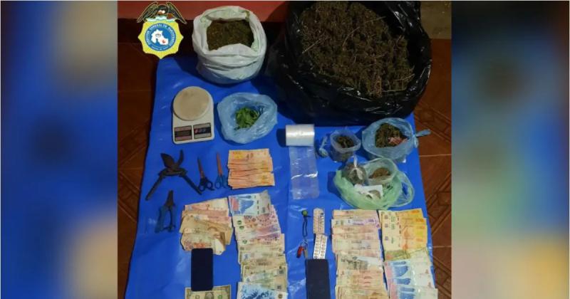 Un detenido secuestro de droga dinero y armas