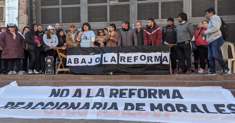 Referentes del Frente de Izquierda reiteraron su oposicioacuten a la reforma