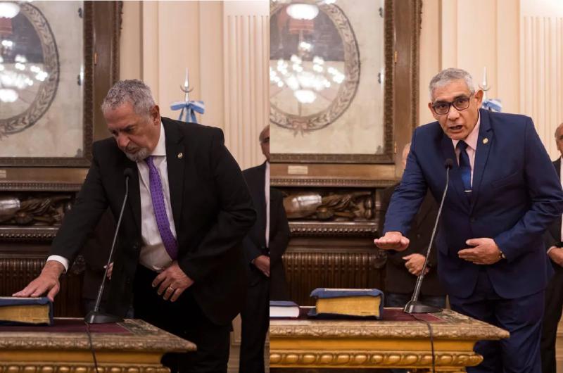 Asumieron Bouhid y Corro como ministros de Salud y de Seguridad