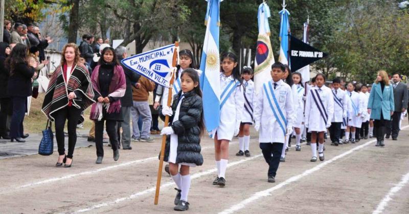 Alumnos de la escuela Marina Vilte realizaron promesa de lealtad 