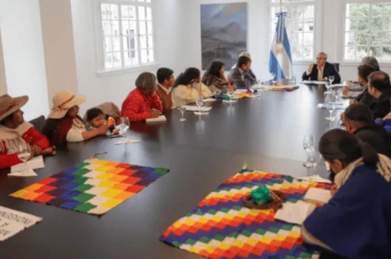 El Presidente con referentes de comunidades originarias de Jujuy