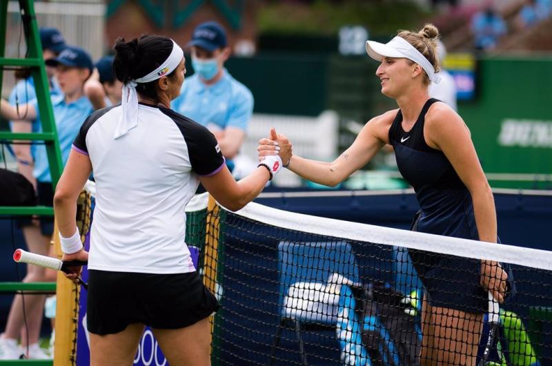 La checa Vondrousova y la tunecina Jabuer jugaraacuten la final femenina de Wimbledon