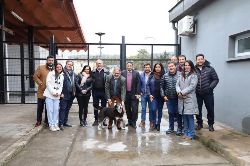 Recorrieron el futuro hospital de mascotas