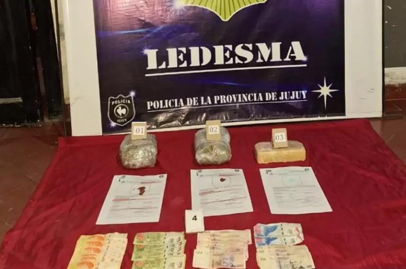 Tres mujeres oriundas de Salta transportaban drogas y dinero en efectivo