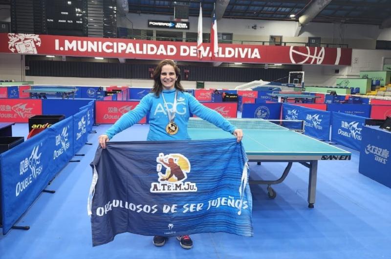 Carina Zapatero subcampeona sudamericana categoriacutea Master