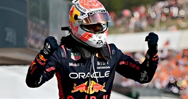 Seacuteptima victoria consecutiva de Verstappen y reacutecord de Red Bull 