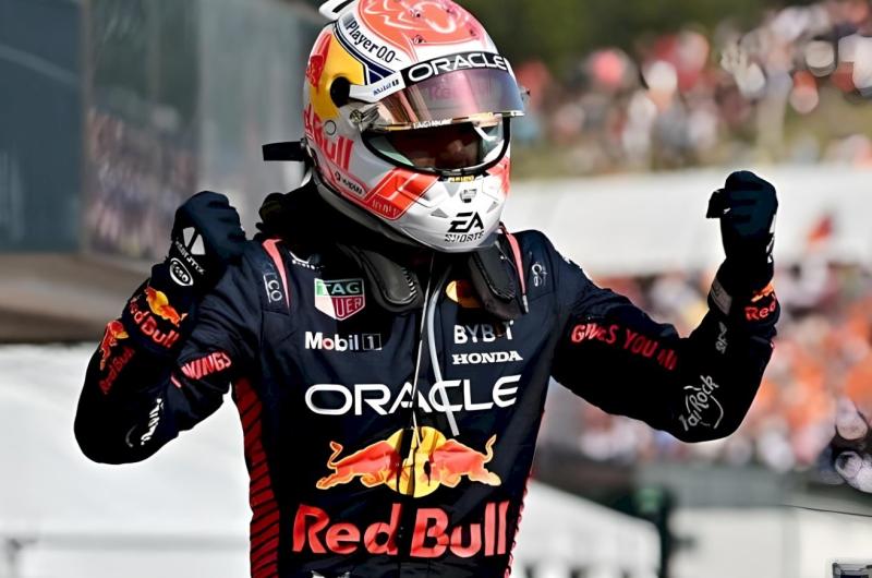 Seacuteptima victoria consecutiva de Verstappen y reacutecord de Red Bull 