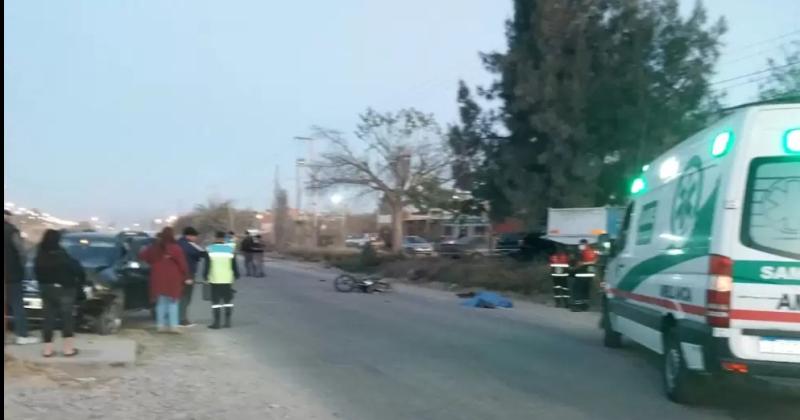 Un motociclista murioacute tras chocar de frente contra una camioneta