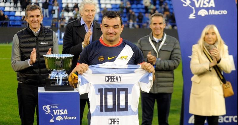Creevy se convirtioacute en el primer Puma con 100 partidos