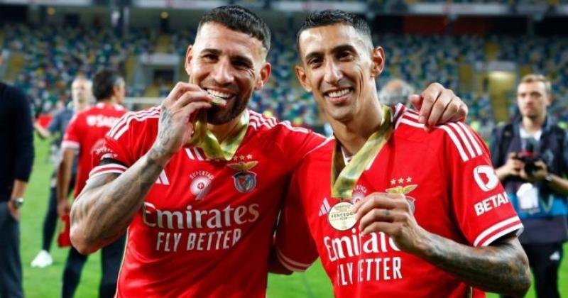 Di Mariacutea y Otamendi inician con Benfica la defensa del tiacutetulo en Portugal