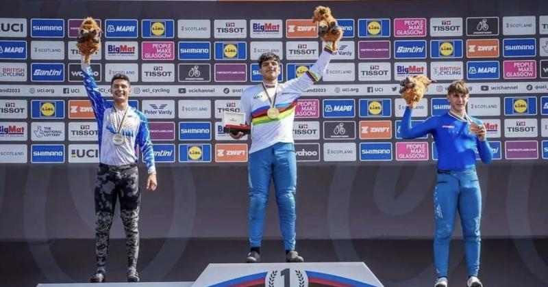 El argentino Maturano es campeoacuten mundial Junior de BMX en Glasgow