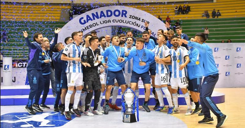 El futsal argentino ganoacute la Liga Evolucioacuten de Conmebol