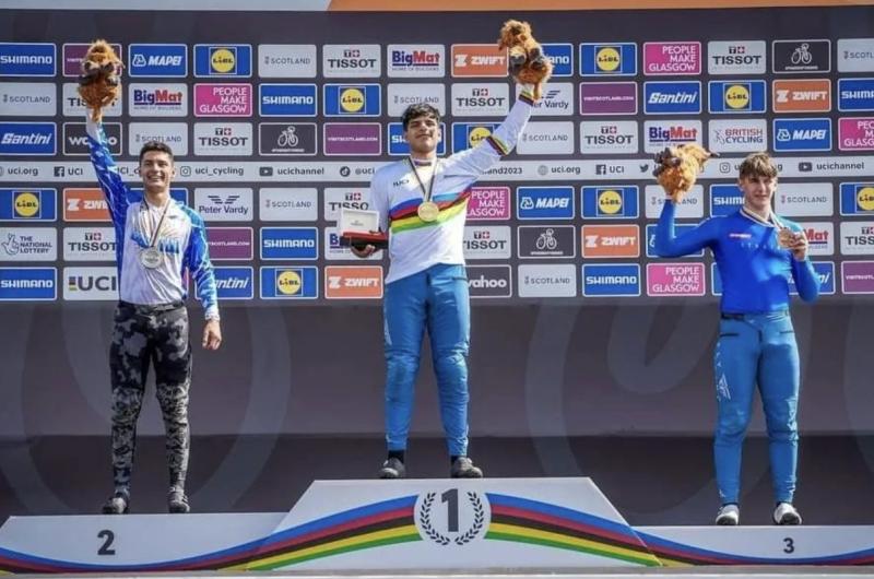 El argentino Maturano es campeoacuten mundial Junior de BMX en Glasgow