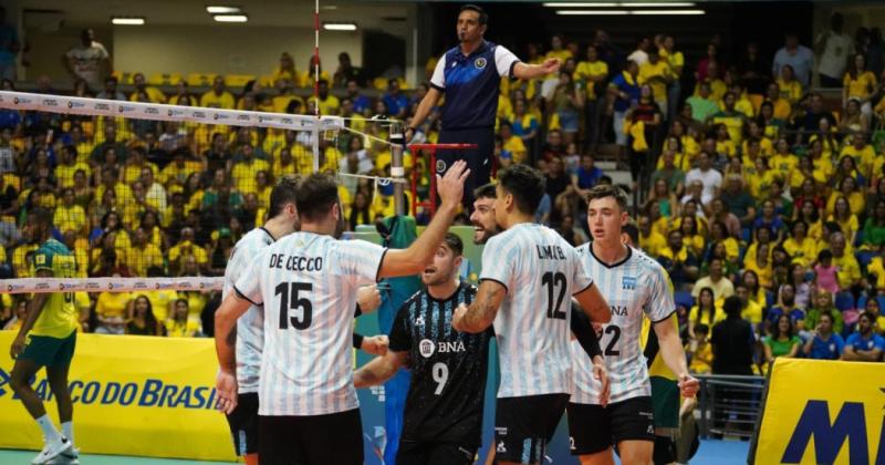 Argentina campeoacuten Sudamericano 2023 de voacuteleibol masculino 