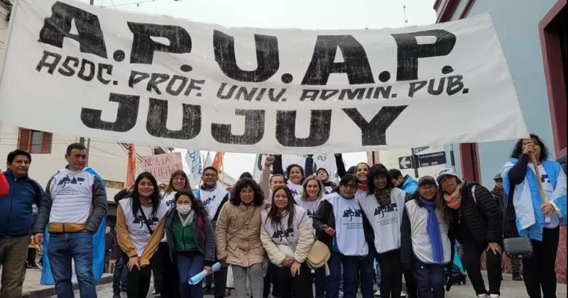 Apuap realizaraacute medida de fuerza en toda la provincia de Jujuy