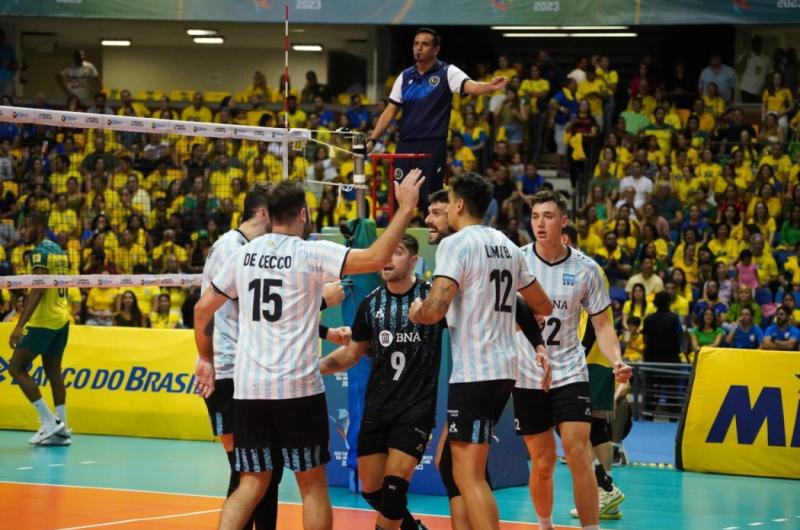 Argentina campeoacuten Sudamericano 2023 de voacuteleibol masculino 