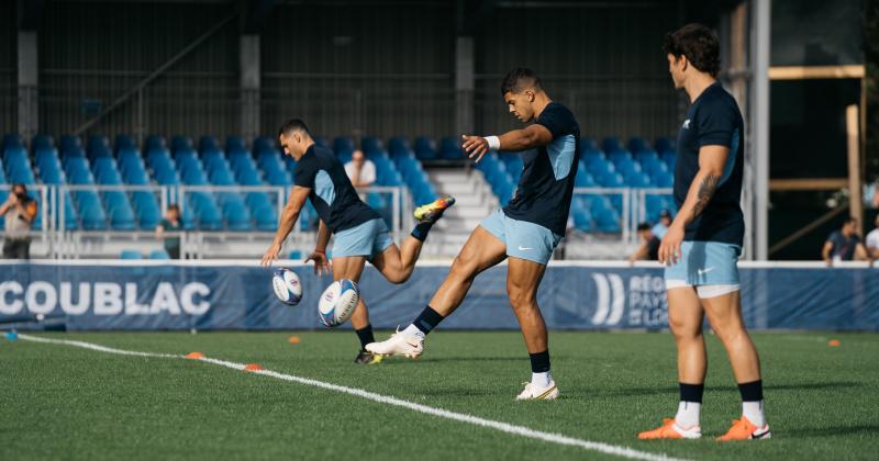 Los Pumas entrenaron y se confirmaraacute el equipo para debutar en el Mundial 
